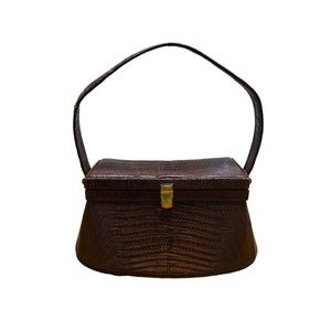 Vintage 1950s Sydney California Alligator Skin Handbag